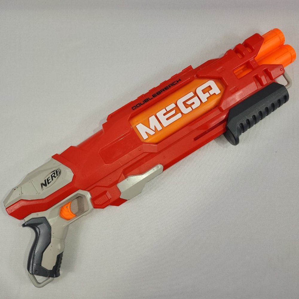 Nerf Mega Doublebreach Foam Dart Blaster by Hasbro